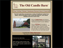 Tablet Screenshot of oldcandlebarn.com